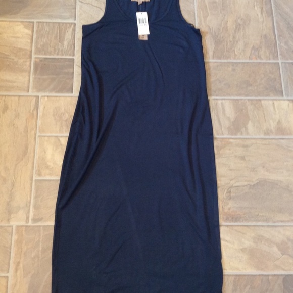 philosophy apparel scoop neck midi tank dress